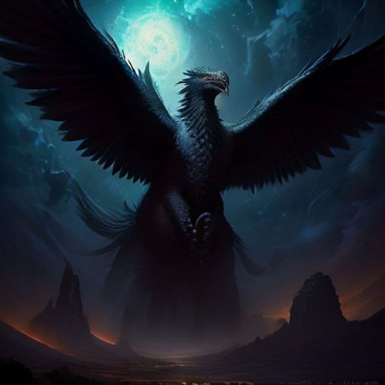 Ammut — fantasy monster illustration