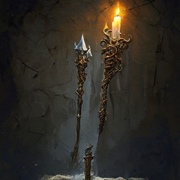 Staff of the Armada — fantasy item illustration