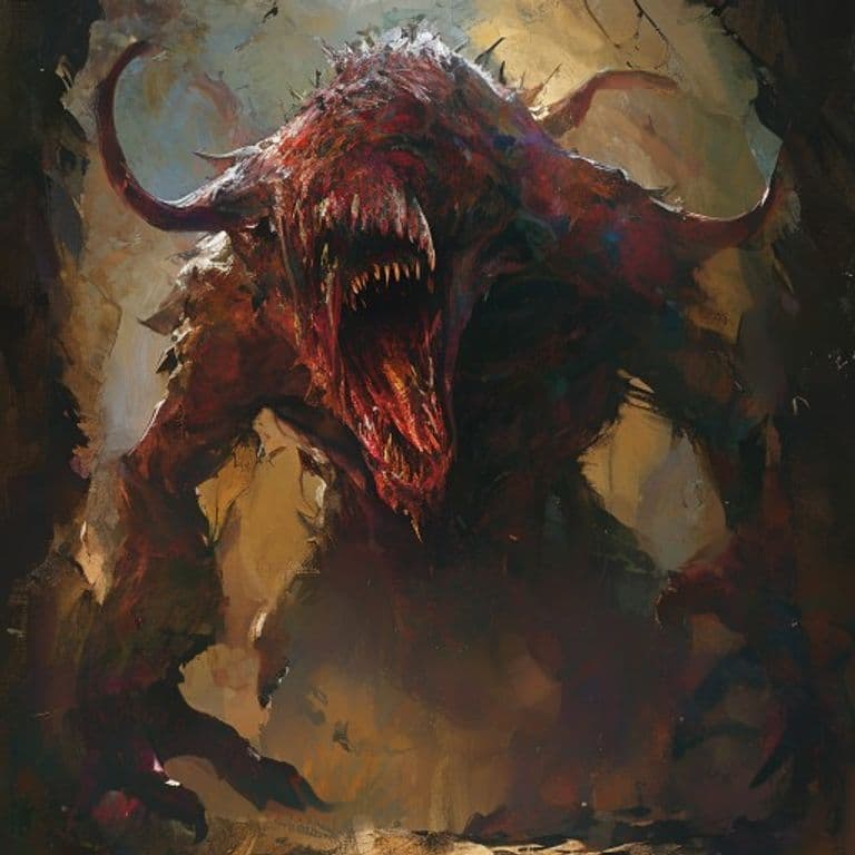 Qorgeth — fantasy monster illustration