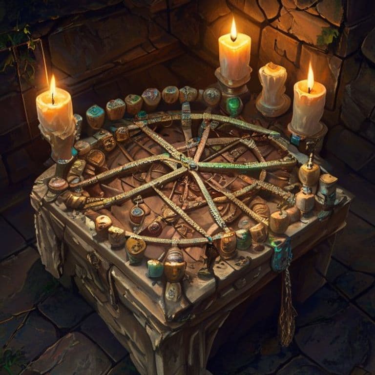 Animated Abacus — fantasy item illustration