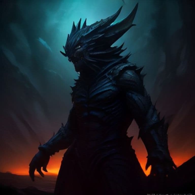 Satarre — fantasy monster illustration. Satarre is a medium humanoid (Challenge Rating 1).