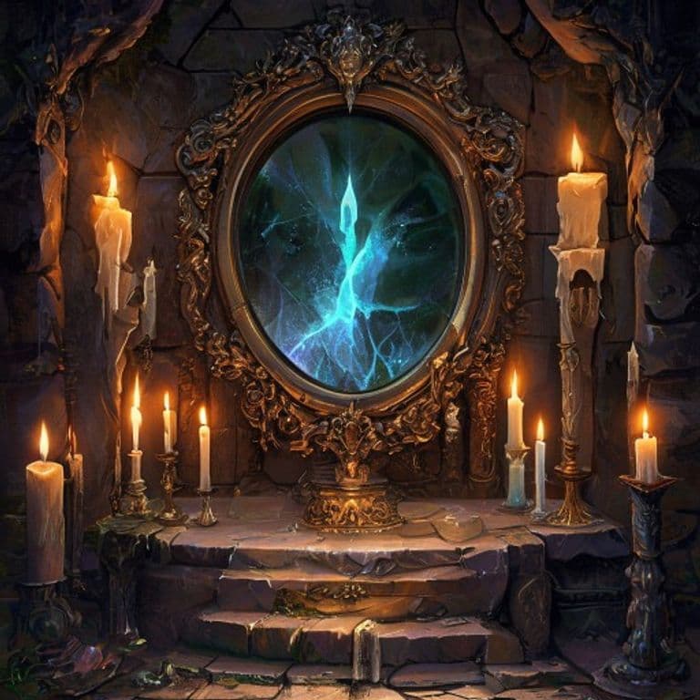 Phase Mirror — fantasy item illustration