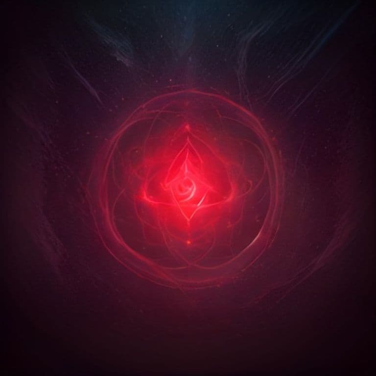 Reset Red Portal — fantasy spell effect illustration. Reset Red Portal is a 5th-level transmutation available to Wizard.