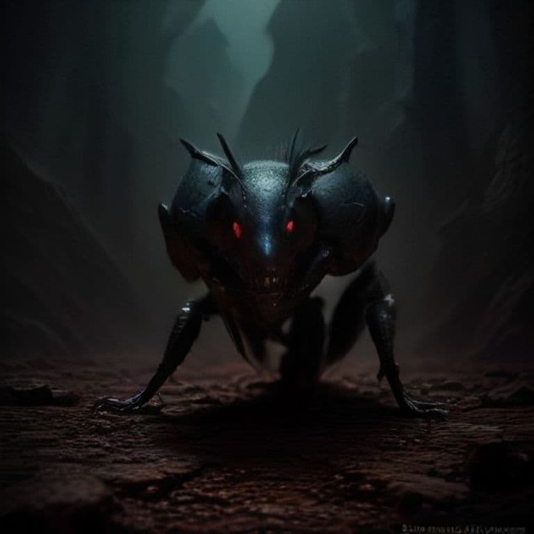 Acid Ant — fantasy monster illustration