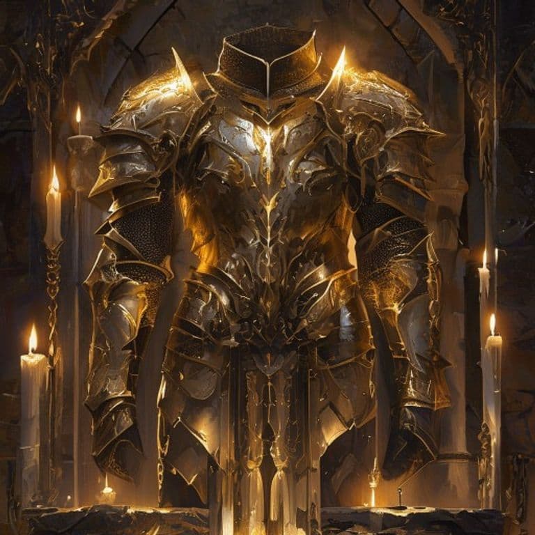 Golden Chain Shirt — fantasy item illustration