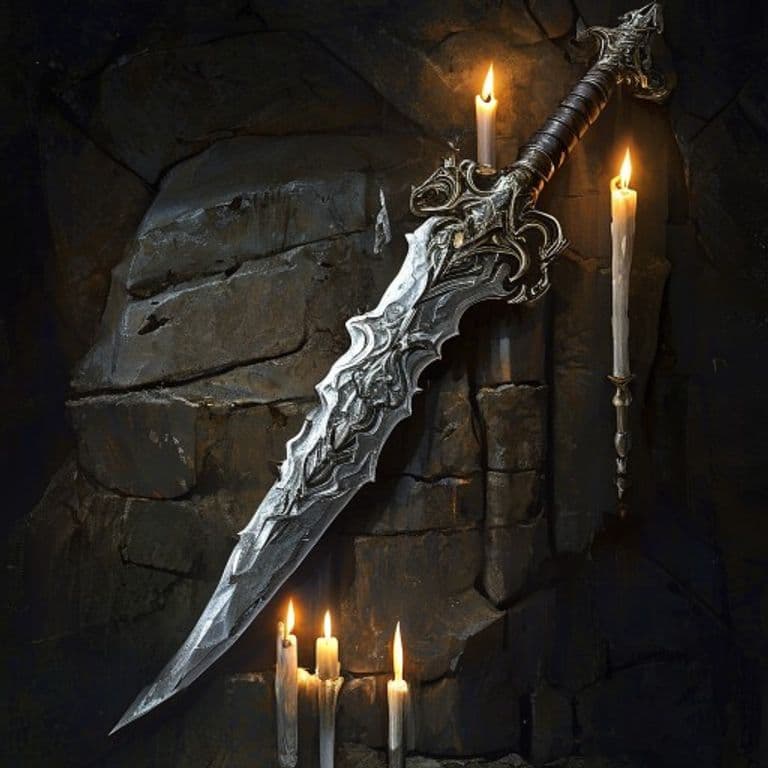 Vekeshi Blade — fantasy item illustration