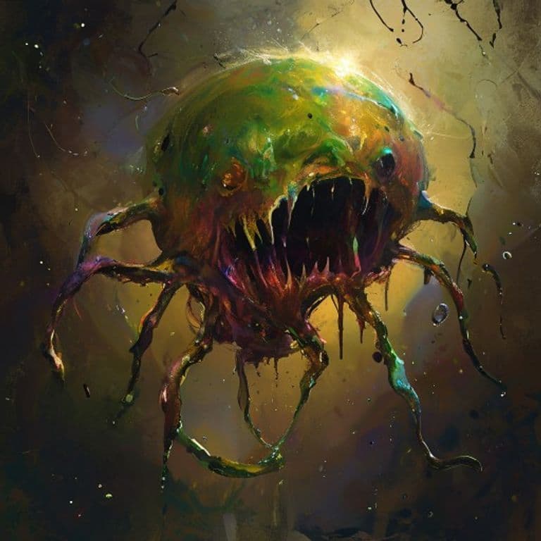 Ion Slime — fantasy monster illustration