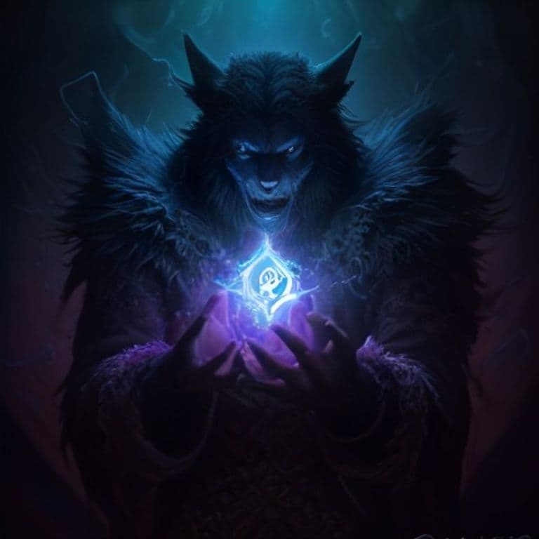 Beast Within — fantasy spell effect illustration. Beast Within is a 4th-level transmutation available to Druid, Ranger, Warlock.
