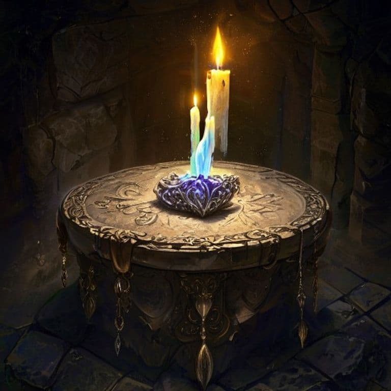 Hope's Final Light — fantasy item illustration