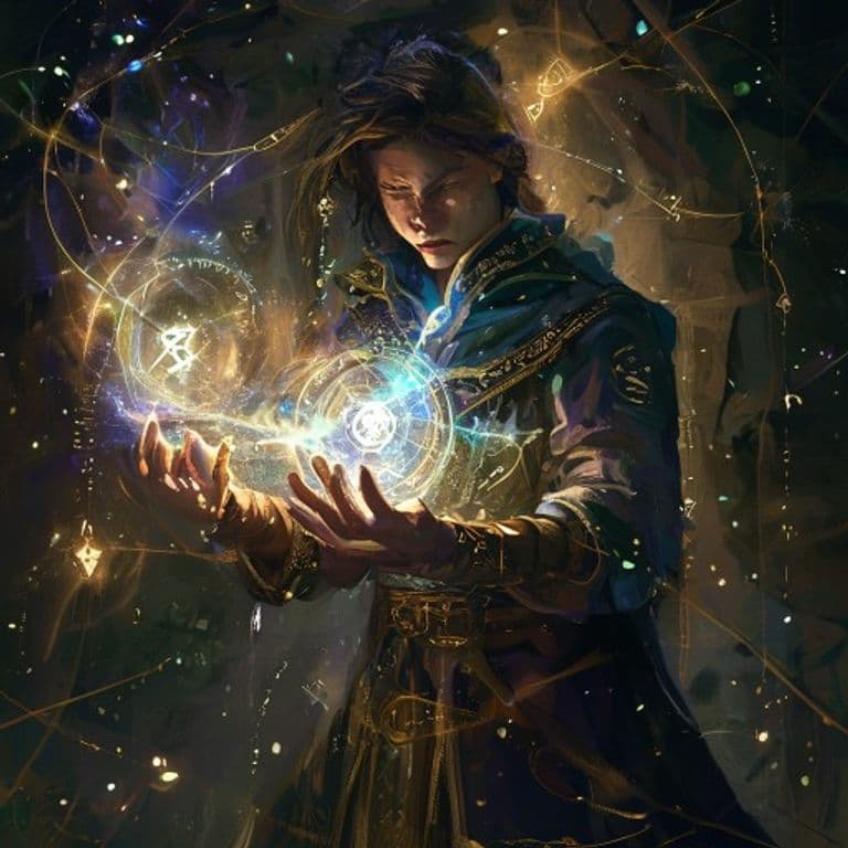 True Seeing — fantasy spell effect illustration