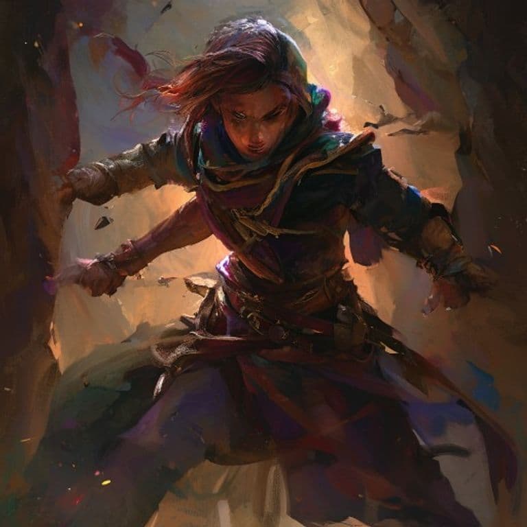 Rogue — fantasy class hero illustration