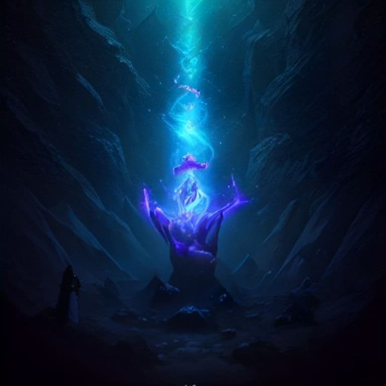 Raise Dead — fantasy spell effect illustration. Raise Dead is a 5th-level necromancy available to Bard, Cleric, Paladin.