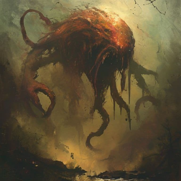 Wandering Haze — fantasy monster illustration