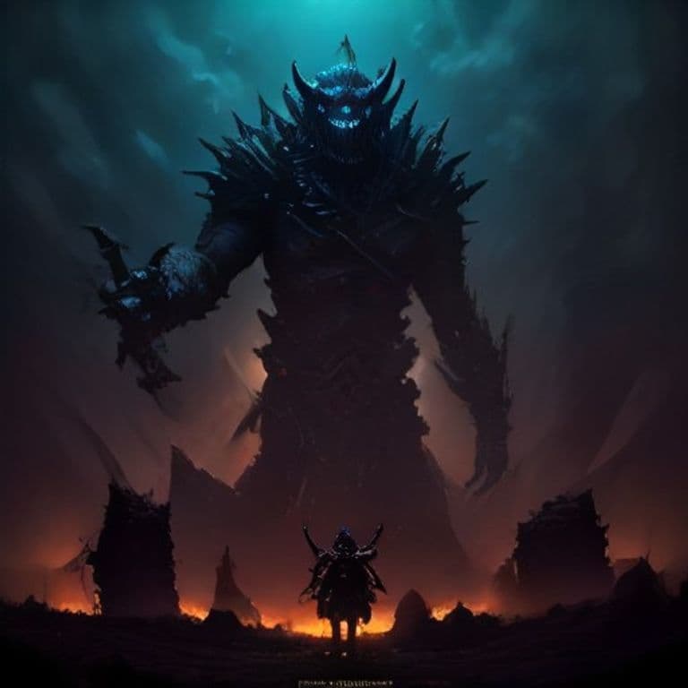 Animated Instrument, Quartet — fantasy monster illustration
