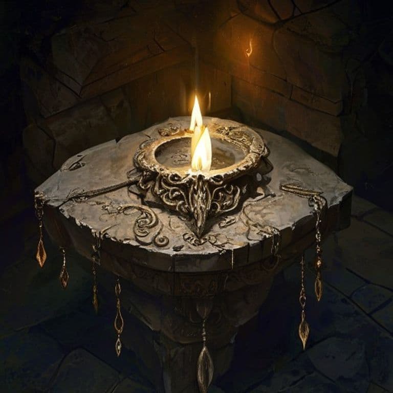 Ghoul Light — fantasy item illustration