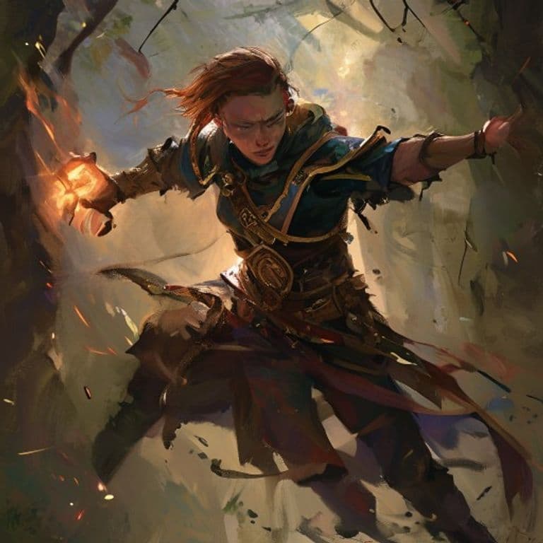 Powerful Attacker — fantasy feat illustration. Powerful Attacker is a feat.
