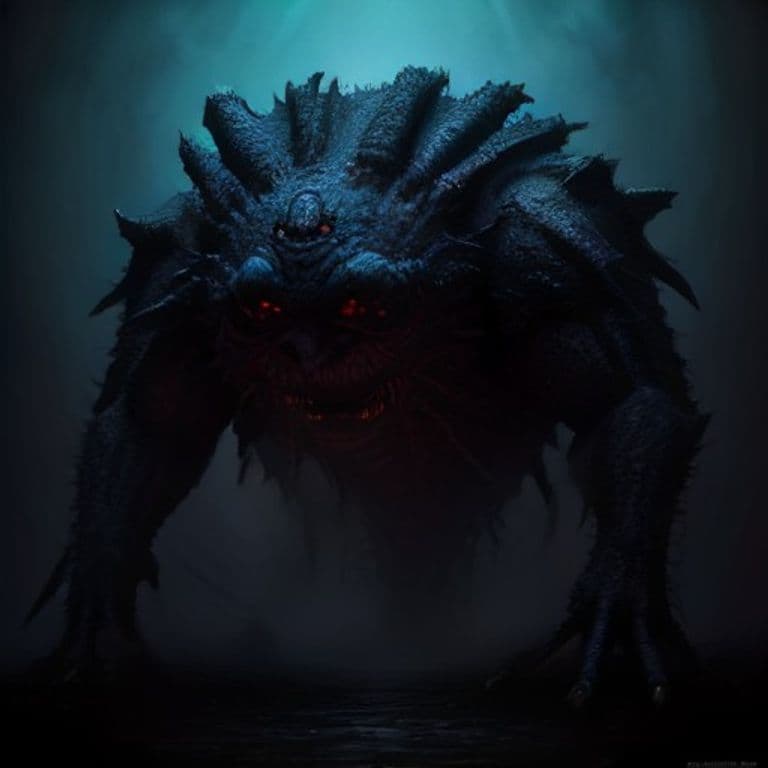 Doppelganger — fantasy monster illustration. Doppelganger is a medium monstrosity (Challenge Rating 3).