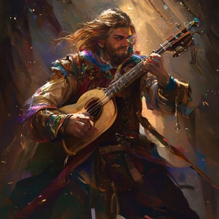 Bard — fantasy class hero illustration