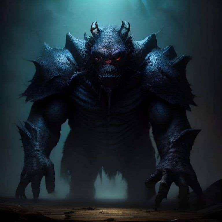 Apau Perape — fantasy monster illustration