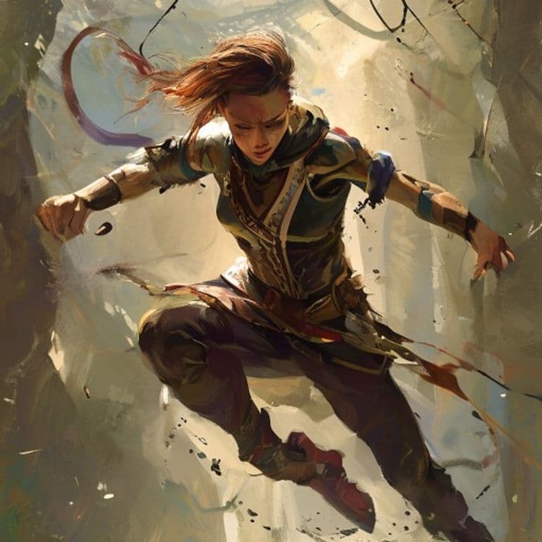 Athletic — fantasy feat illustration