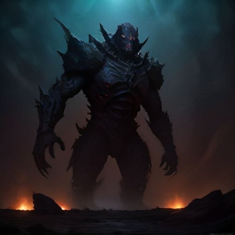 Flesh Guardian — fantasy monster illustration. Flesh Guardian is a medium construct (Challenge Rating 5).