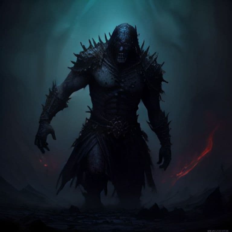 Accursed Defiler — fantasy monster illustration