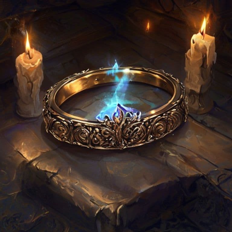 Ring of Evasion — fantasy item illustration