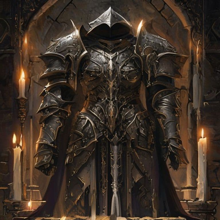 Witch Hunter's Armor — fantasy item illustration