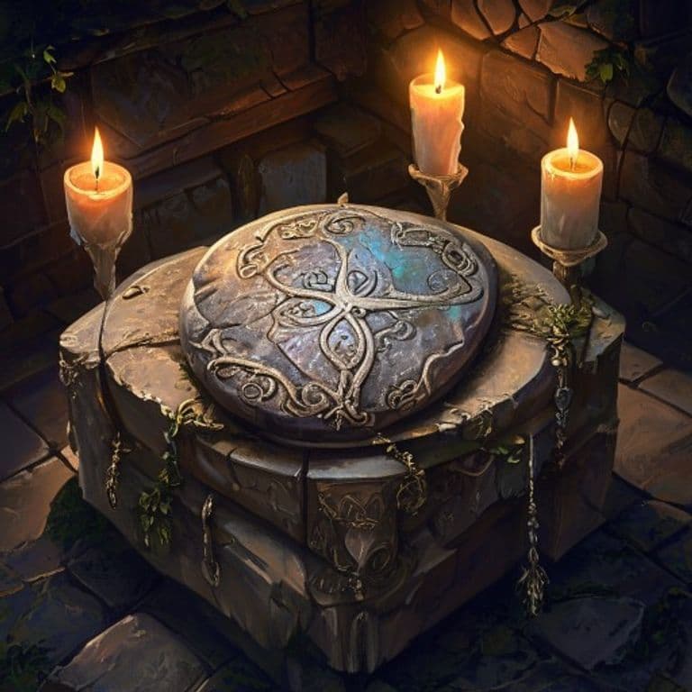 Skipstone — fantasy item illustration