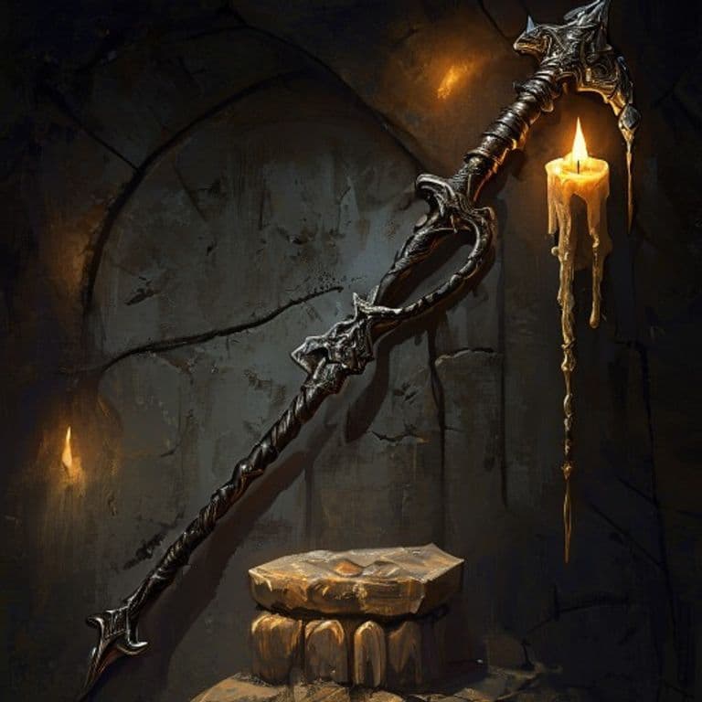 Tyrant's Whip — fantasy item illustration