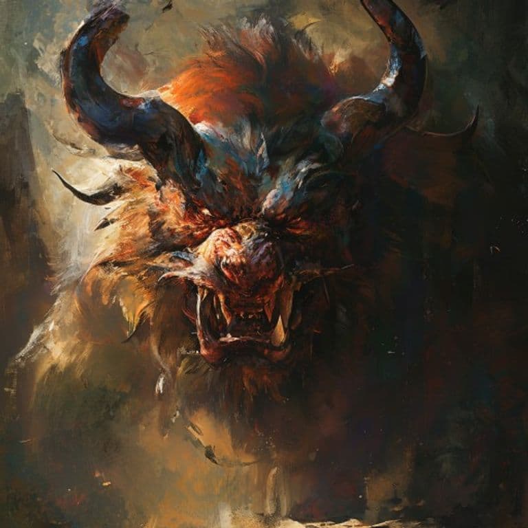 Mei Jiao Shou — fantasy monster illustration