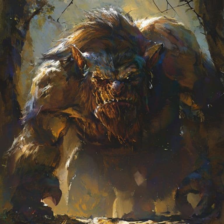 Troll — fantasy monster illustration
