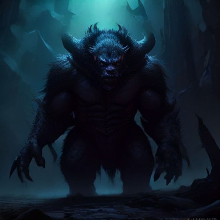 Giant Vampire Bat — fantasy monster illustration. Giant Vampire Bat is a large beast (Challenge Rating 2).