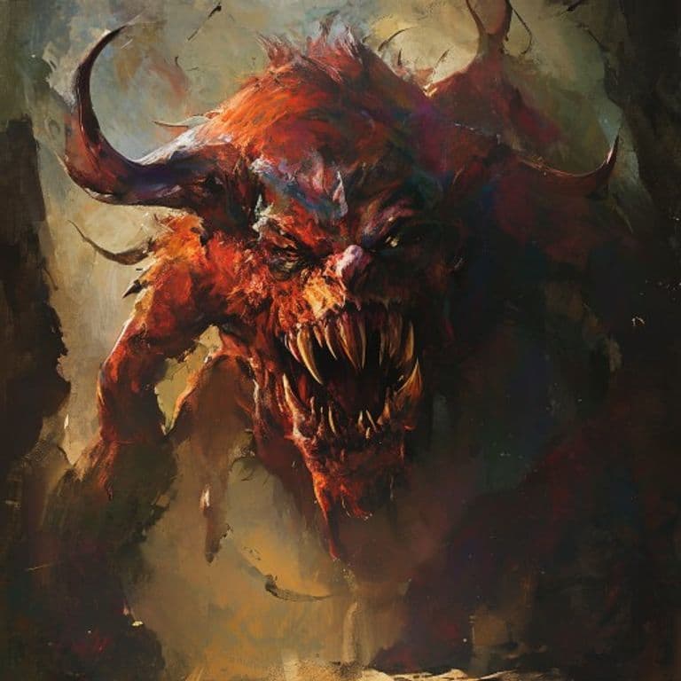 Mechuiti — fantasy monster illustration