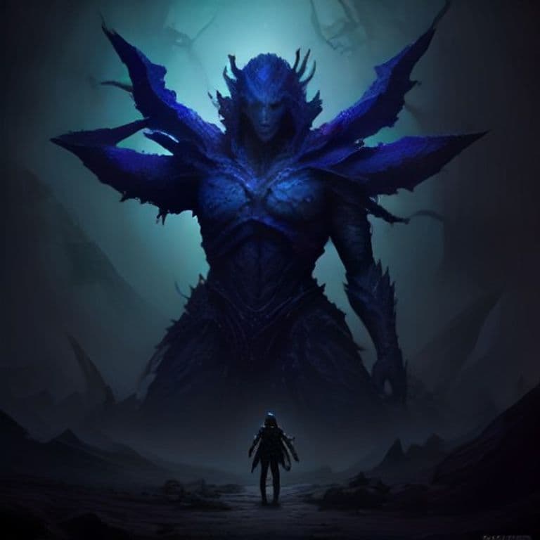Child of Yggdrasil — fantasy monster illustration. Child of Yggdrasil is a large aberration (Challenge Rating 6).