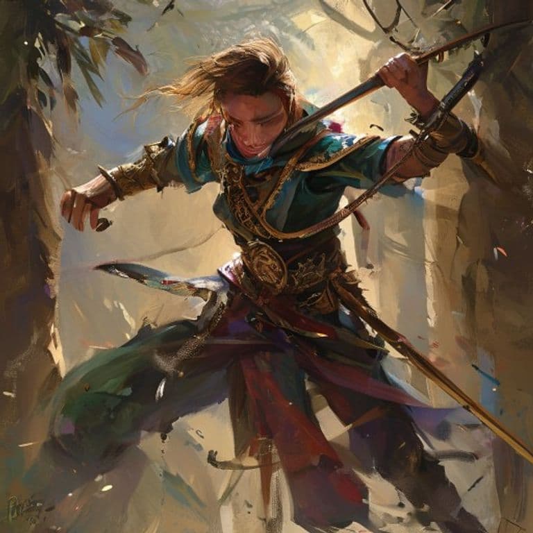 Polearm Savant — fantasy feat illustration. Polearm Savant is a feat.