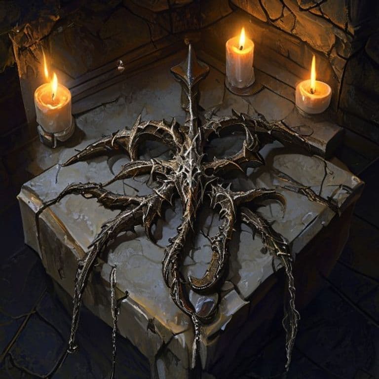 Venomous Fangs — fantasy item illustration
