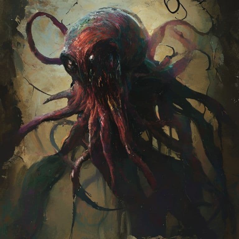 Deep One — fantasy monster illustration. Deep One is a medium humanoid (Challenge Rating 2).