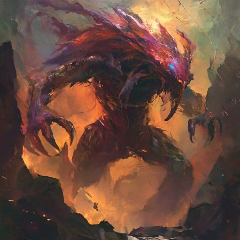 Talus Flow — fantasy monster illustration