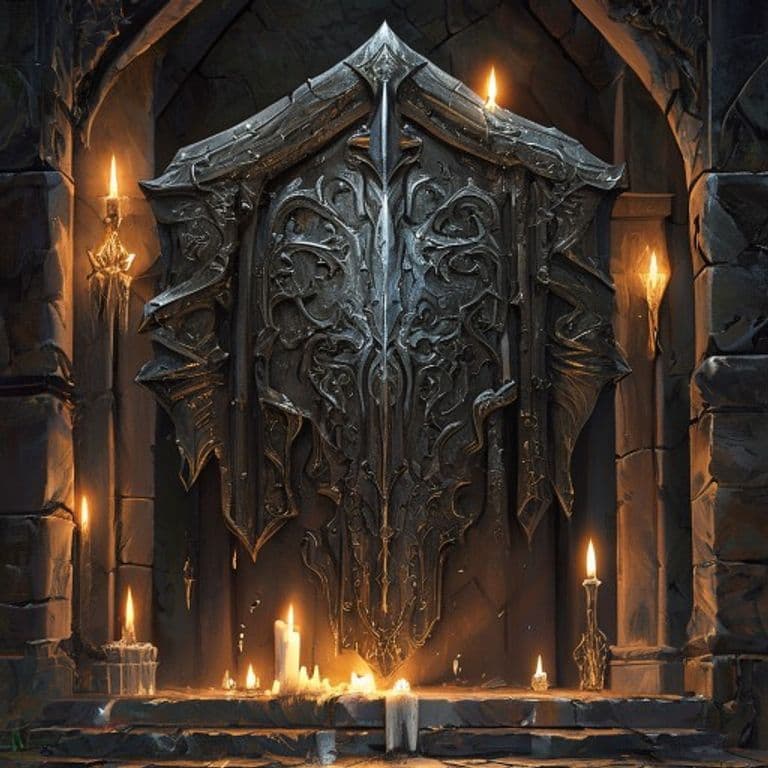 Shield +1 — fantasy item illustration