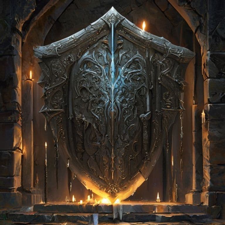 Zephyr Shield — fantasy item illustration