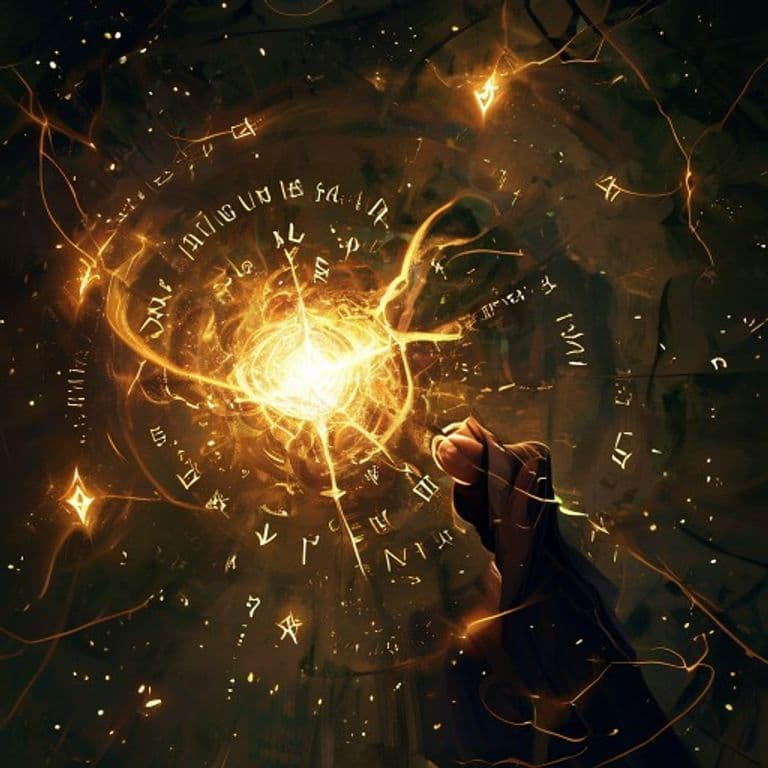 Unluck On That — fantasy spell effect illustration