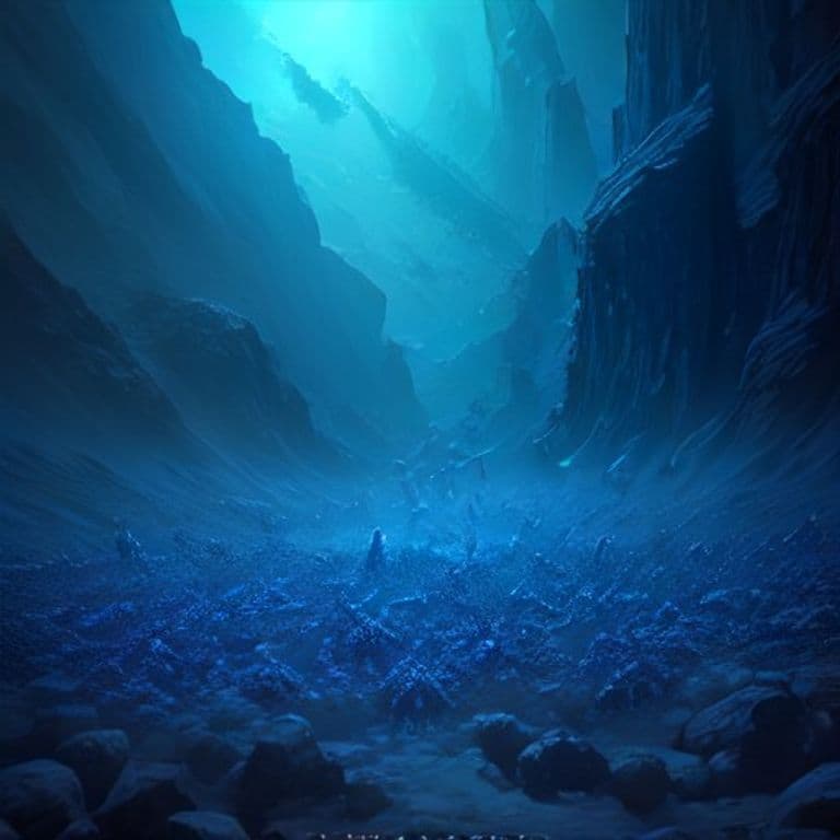 Swarm, Ice Borers — fantasy monster illustration. Swarm, Ice Borers is a medium elemental (Challenge Rating 2).