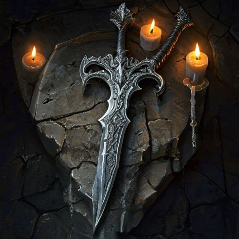 Dagger of Venom — fantasy item illustration. Dagger of Venom is a magic item (weapon) of rare rarity.