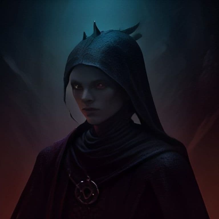 Dragon Cultist — fantasy monster illustration. Dragon Cultist is a medium humanoid (Challenge Rating 2).