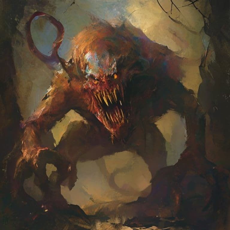 Agnibarra — fantasy monster illustration