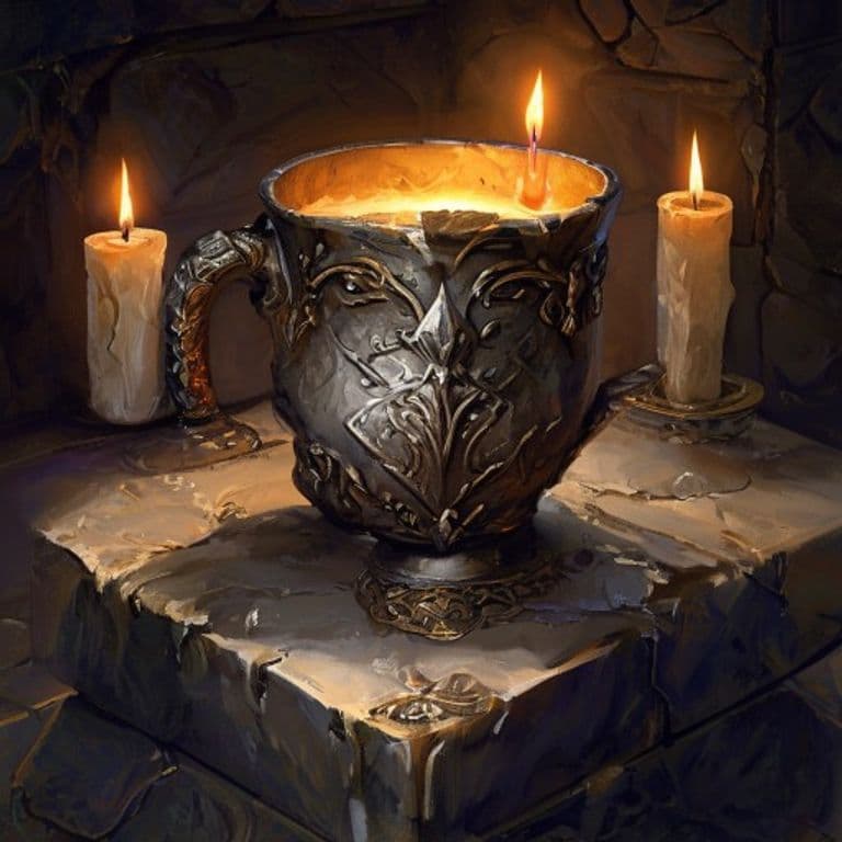 Mug of Warming — fantasy item illustration