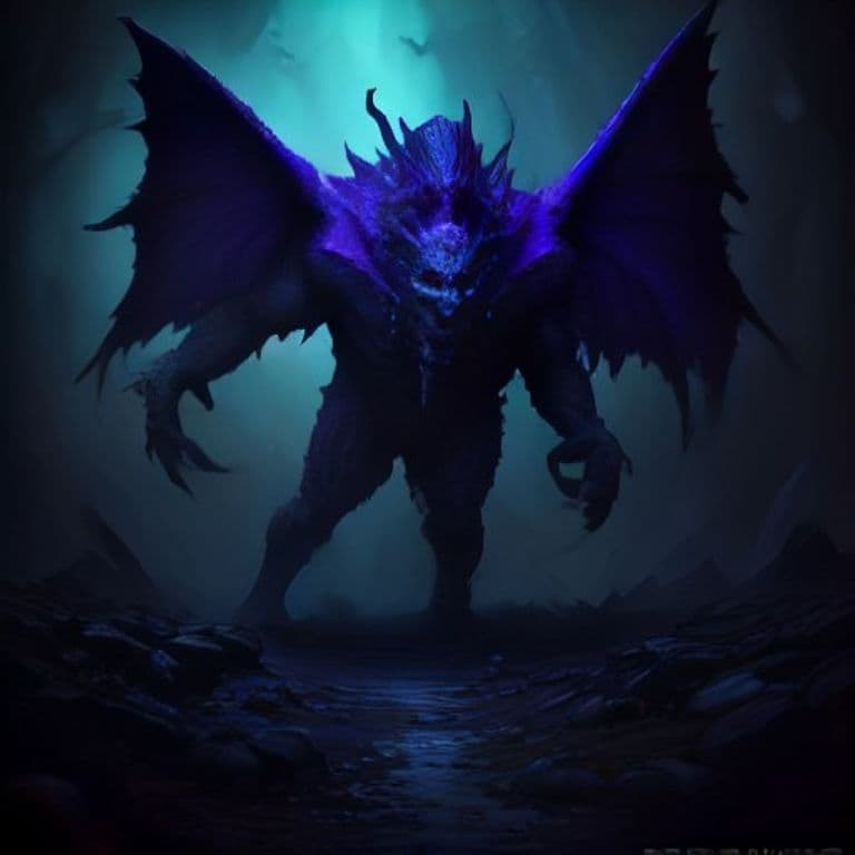 Grindylow — fantasy monster illustration. Grindylow is a medium aberration (Challenge Rating 1).
