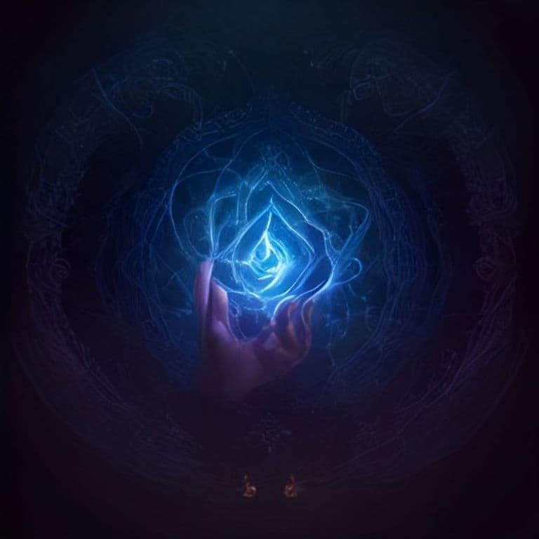 Foretell Distraction — fantasy spell effect illustration. Foretell Distraction is a 1st-level divination available to Bard, Cleric, Ranger, Sorcerer, Warlock, Wizard.
