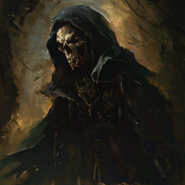 Black Crier — fantasy monster illustration